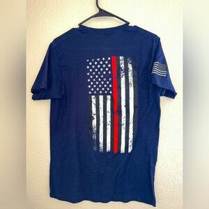 Men's Navy Graphic T-Shirt